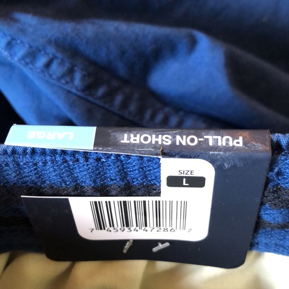 GAP Size Large Pull-On Short Cotton/Spandex Classic Blue Elastic & Tie $49 NEW - Picture 10 of 16